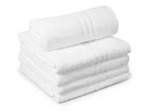 Mini hotel towel 50x90 cm 100% white cotton 360 GSM PAK