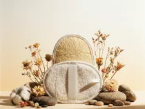 Ellipse scrub sponge