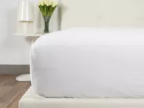 Fireproof and waterproof mattress protector 90x200+30 cm Security Light hotel