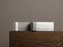Smart line shower cap in a box