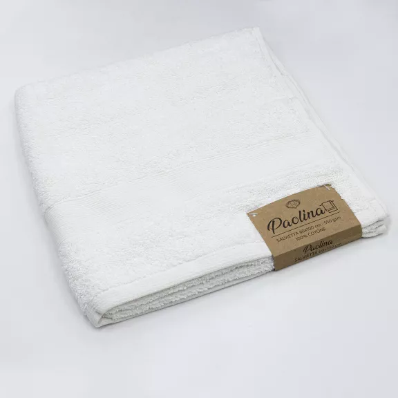 Paolina guest towel 40x60 cm 100% white cotton 550 GSM hotel