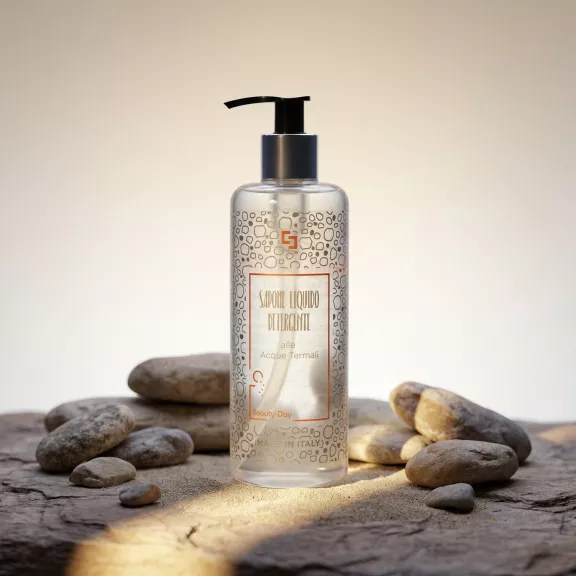 Beauty-Day Italy 300ml Liquid Soap in a Recycled Plastic Dispenser