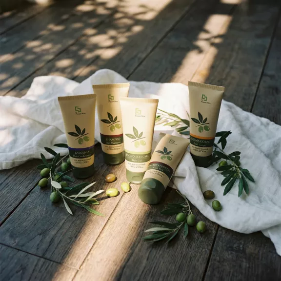 Shampoo doccia 100ml con acque termali e olio d'oliva Beauty Oil