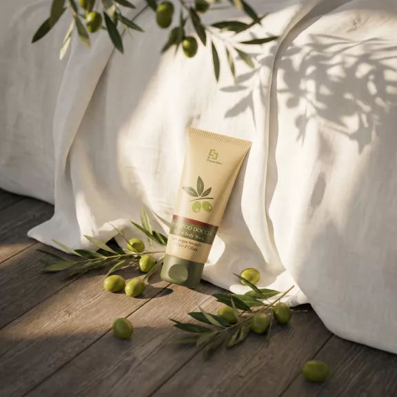Shampoo doccia 100ml con acque termali e olio d'oliva Beauty Oil
