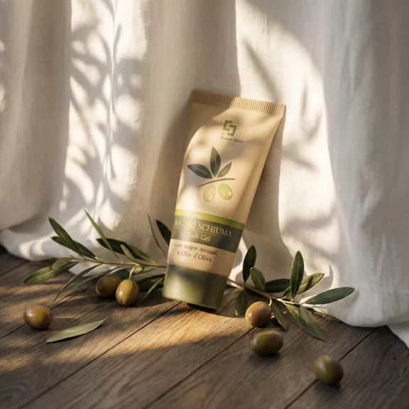 Bagno schiuma 30 ml con acque termali e olio d'oliva Beauty Oil
