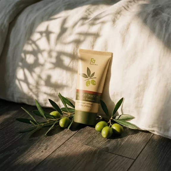 Shampoo doccia 30 ml con acque termali e olio d'oliva Beauty Oil