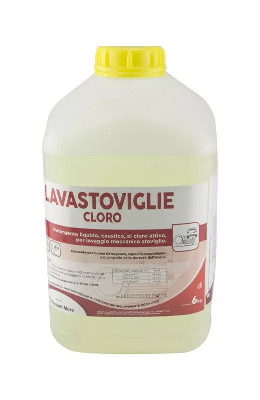 Detergente per lavastoviglie cloro 6kg