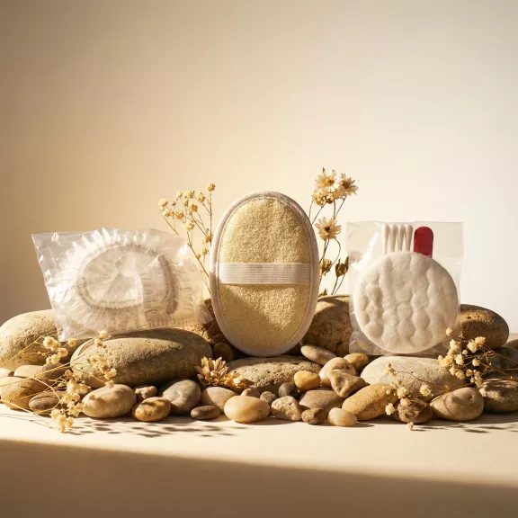 Ellipse scrub sponge