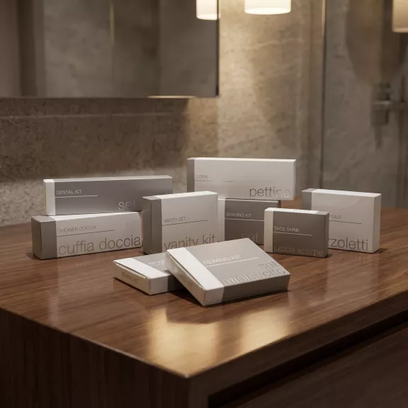 Smart line vanity set in a box