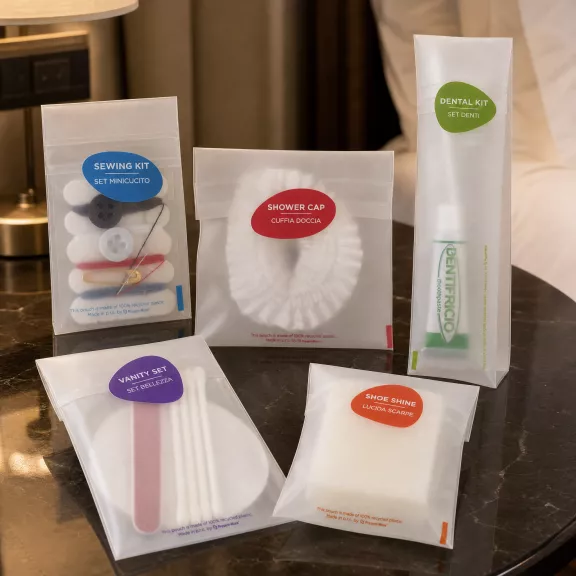 Touch line tooth set in sachet